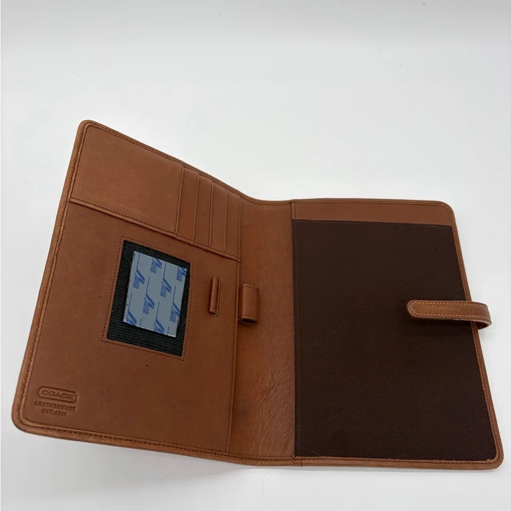 Coach Vintage IPad mini Folio Case Brown leather